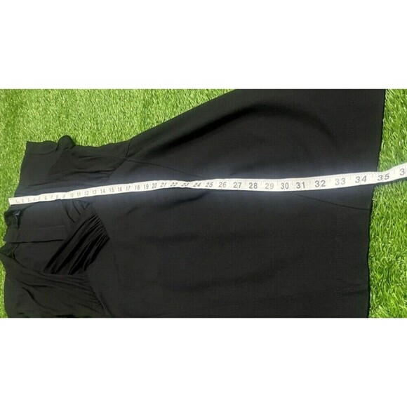 French Connection Little Black Dress Cap Sleeve Size 8 faux Wrap - Picture 7 of 10